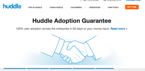 SaaS Customer Retention example Huddle