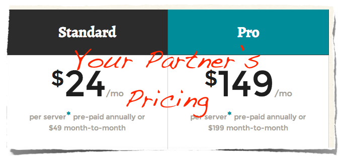Your Partner's SaaS Pricing Model