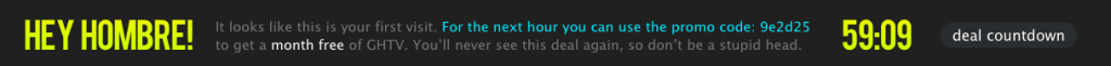 SaaS growth hacking with one-time-offers