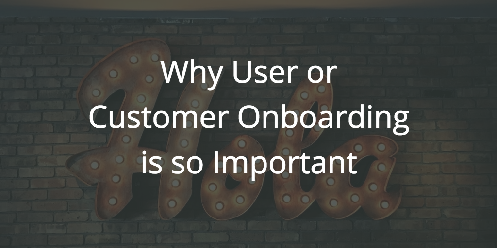 Customer Success: The Importance of User or Customer Onboarding